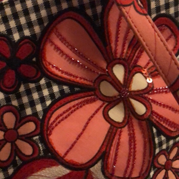 Checkered vintage bag by Isabella Fiore - Picture 2 of 8